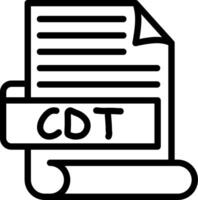 CDT Best Used Icon Design vector