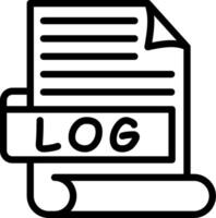 LOG Best Used Icon Design vector