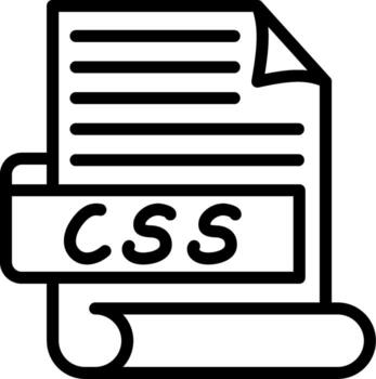 CSS Best Used Icon Design vector