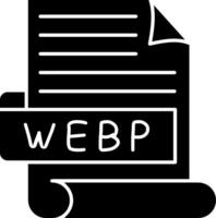 WEBP Best Unique Icon Design vector