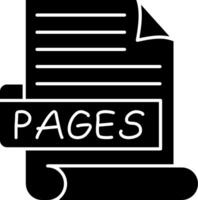 PAGES Best Unique Icon Design vector