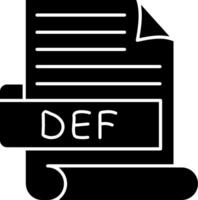 DEF Best Used Icon Design vector