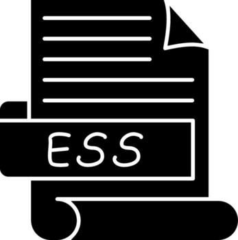 ESS Best Unique Icon Design vector