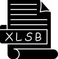 XLSB Best Unique Icon Design vector
