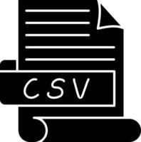 CSV Best Used Icon Design vector