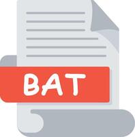 BAT Bold Creative Design Icon vector
