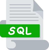SQL Bold Ideas Creative Design Icon vector