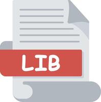 LIB Bold Ideas Creative Design Icon vector