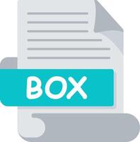 BOX Bold Ideas Creative Design Icon vector