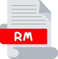 RM Bold Ideas Creative Design Icon vector