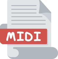 MIDI Bold Ideas Creative Design Icon vector