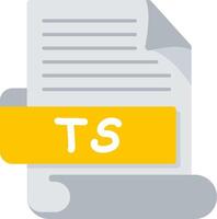 TS Bold Ideas Creative Design Icon vector