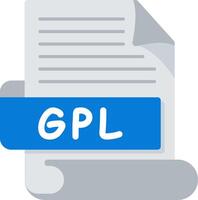 GPL Bold Ideas Creative Design Icon vector
