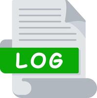 LOG Bold Ideas Creative Design Icon vector