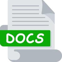 DOCS Bold Ideas Creative Design Icon vector