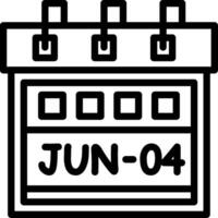 Fourth June Creative Unique vectoe Icons vector