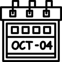 Fourth October Creative Unique vectoe Icons vector
