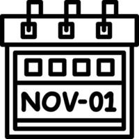 First November Creative Unique vectoe Icons vector