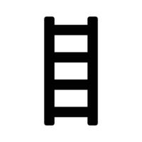 Wooden ladder icon creatively designed in glyph style vector
