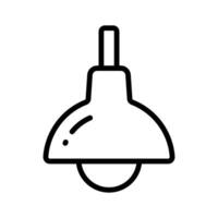 Get your hands on this premium outline style icon of ceiling light vector