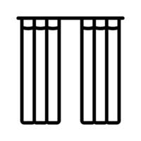 Ready to use line icon showing drapes, available for premium download vector