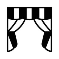 Catch a sight of this premium outline icon of curtains. vector