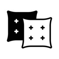 Grab this amazing linear style icon of decorative cushions. vector