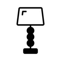A well crafted line style icon of table lampshade. vector