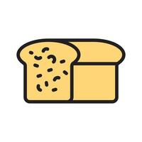 Have a look at this outline style icon whole bread vector