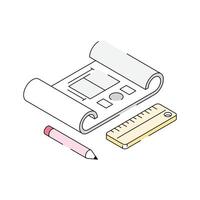 Premium isometric outline icon prototype, easy to edit vector