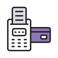 Check this modern line icon of pos payment system vector