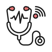 Check out our premium line style icon of online healthcare checkup vector