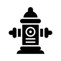 Water hydrant icon creatively designed in glyph style vector