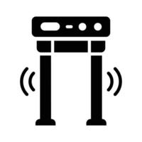 Get this amazing glyph icon of security gate vector