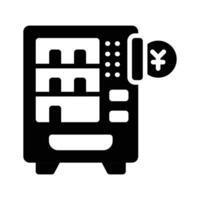 Take a look at this latest glyph icon of vending machine vector