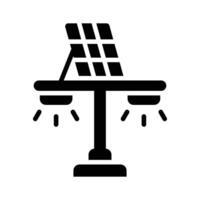 Get this amazing glyph style icon of solar lights vector