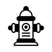 Water hydrant icon creatively designed in glyph style. vector