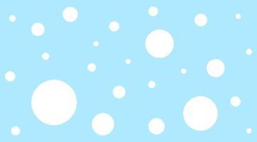 polka dot white on blue pastel soft for abstract background, polka dot white pattern cute, random scattered dots, blue soft and white polka dot pattern for confetti wallpaper, cute backdrop pastel vector