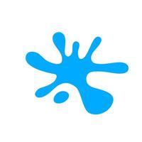 water drop splash, splash of water for element logo and icon, water drop splatter simple image for banner songkran festival, splash water drop symbol vector