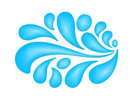 water drop splash, splash of water for element logo and icon, water drop splatter simple image for banner songkran festival, splash water drop symbol for graphic vector