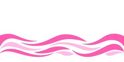 wave form graphic pink color, water waves pink for background, pink graphic ripples pattern for banner background, copy space vector