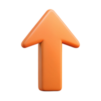 whimsical serene Arrow pointing upwards, sharp edges, single-weight stroke. Flat color, minimal, with Scalable Design. museum quality png
