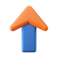dramatic elegant Symmetrical arrow pointing upwards. Clean lines, flat color, single-weight stroke with Scalable Design. refined png