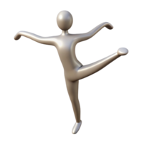 extraordinary notable Minimal silhouette of a ballet dancer. Single-weight stroke, with Scalable Design. png