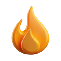 splendid elegant Crisp edges flame icon. Minimal design, flat color with Scalable Design. 8K png