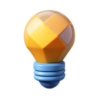bold captivating A scalable lightbulb icon. Geometric, flat color, single-weight stroke with Scalable Design. fine detail png