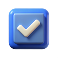 dynamic magnificent Square checkbox with a checkmark. Clean lines, minimal, with Scalable Design. museum quality png