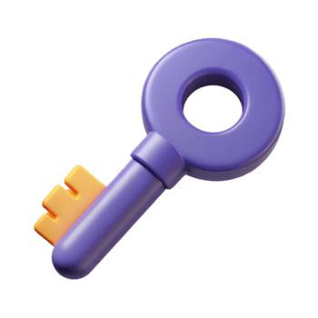 encantador Notable un llave icono, plano color. limpiar líneas, con escalable diseño. png