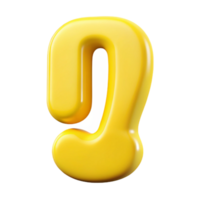 enchanting reflective modern Clean lines, scalable exclamation mark in bright yellow. Single-weight stroke with Scalable Design. perfect clarity png
