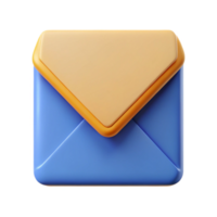 glorioso melancólico retro a envelope ícone para comunicação. limpar \ limpo linhas, plano cor, fresco arestas com escalável Projeto. estúdio qualidade png